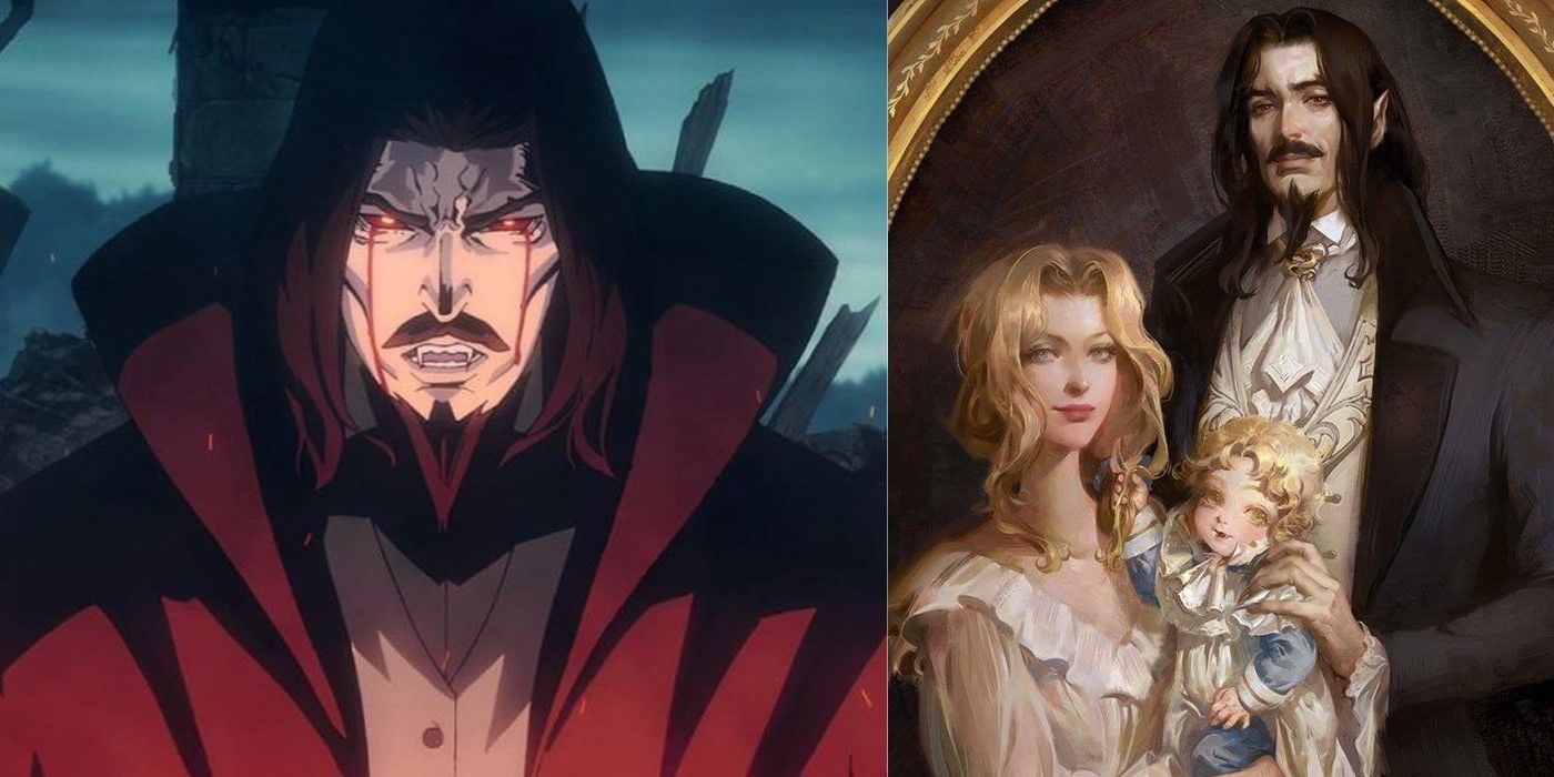 Dracula and his family portrait Netflix Castlevania