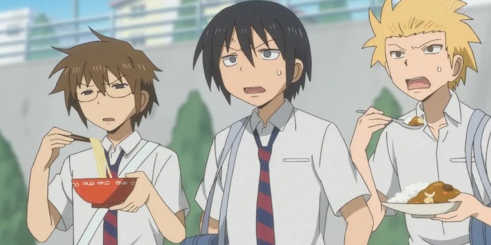 Daily Lives of High School Boys Nichijou Mai Minakami Anime, nichijou, png  | PNGEgg