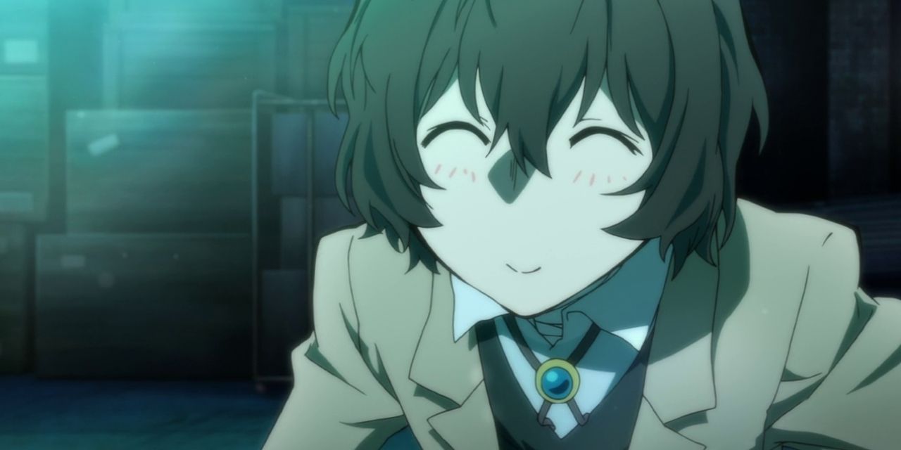Dazai Osamu Smiling With Hands In Pockets Bungo Stray Dogs