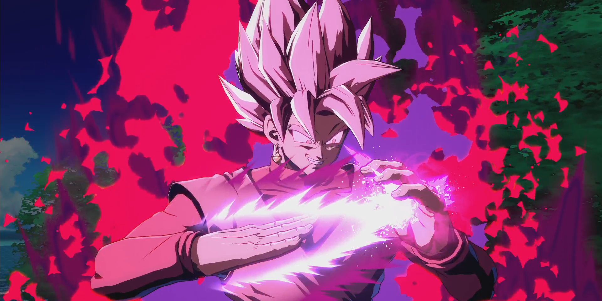 Dragon Ball FighterZ Goku Black Super Saiyan Rose Energy Blade