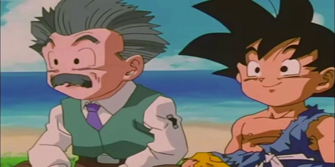 Krillin and Goku in Dragon Ball GT