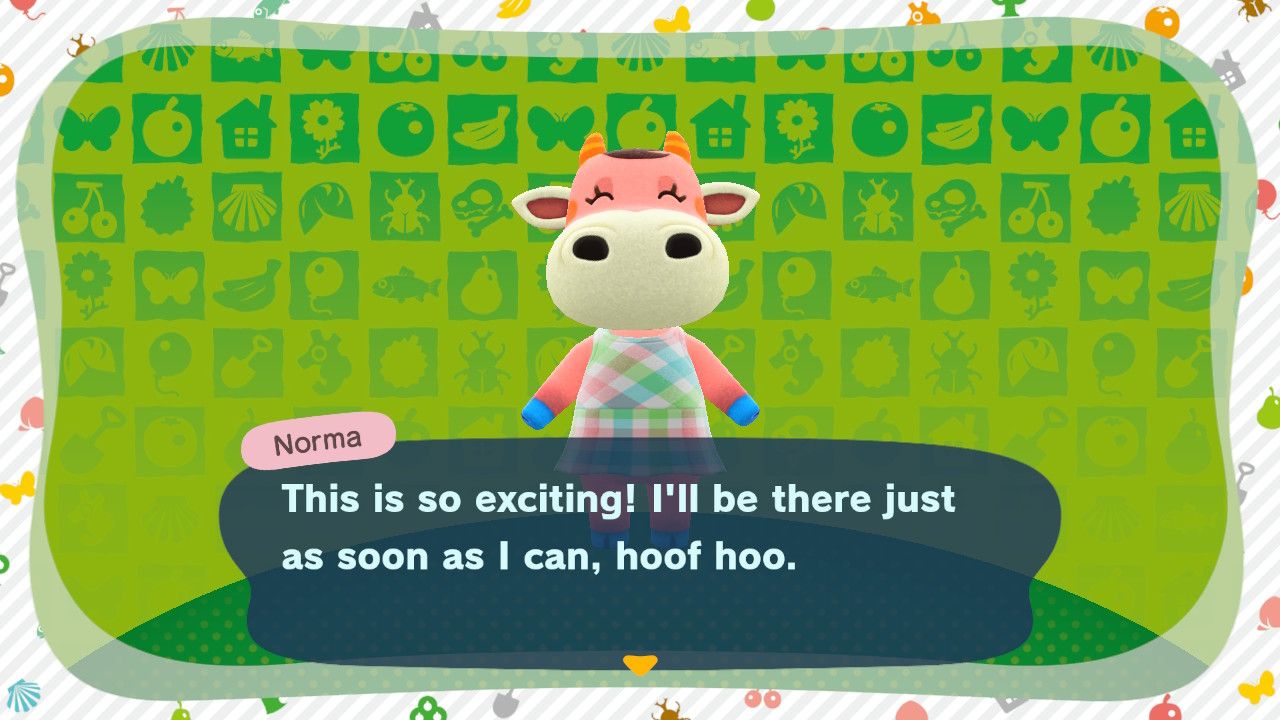 Animal Crossing: New Horizons - Norma Amiibo invite