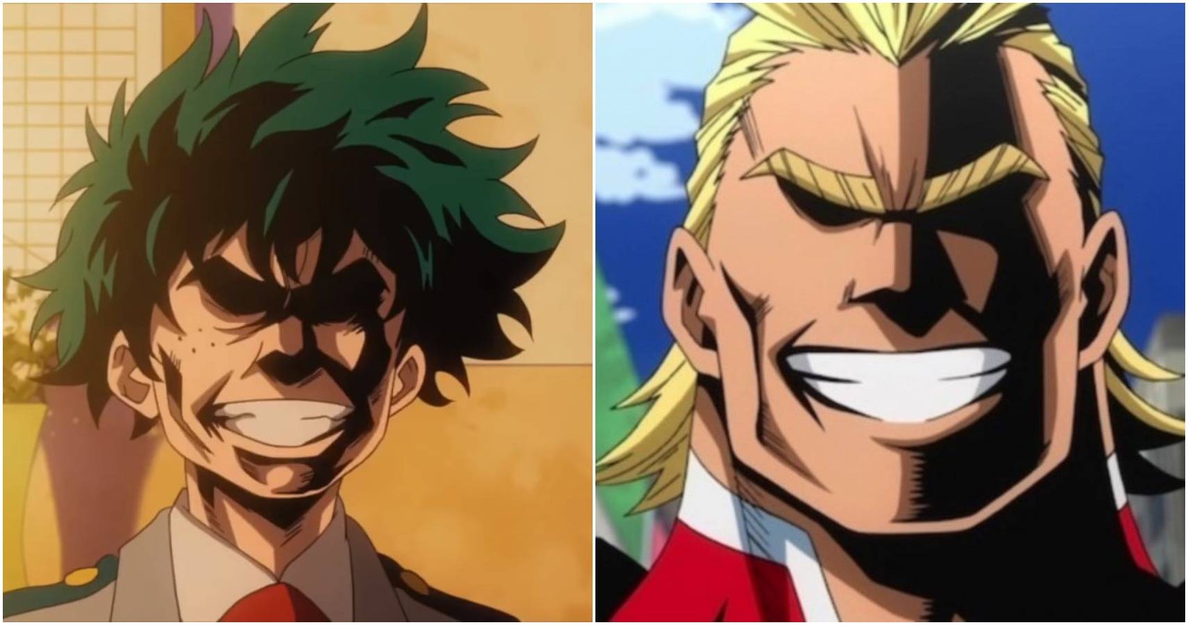 Deku and all might
