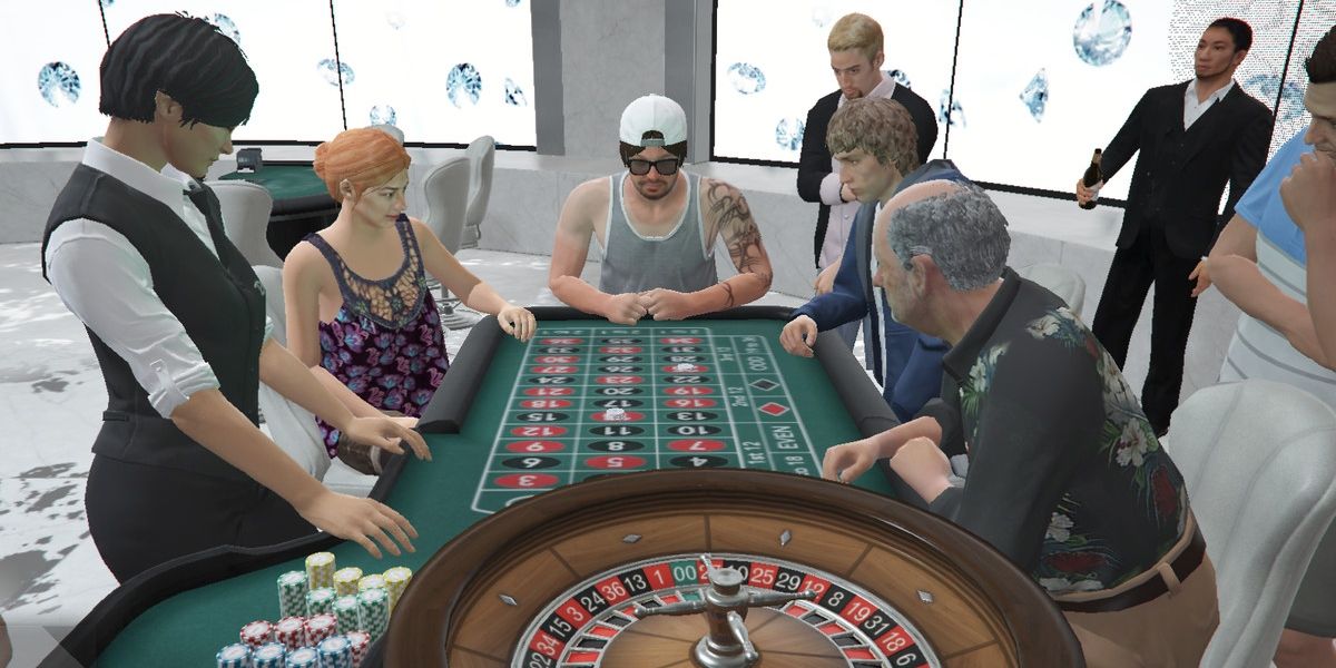 Players gambling in GTA Online
