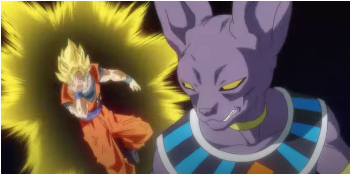 Goku Using Instant Transmission Against Beerus Dragon Ball Super