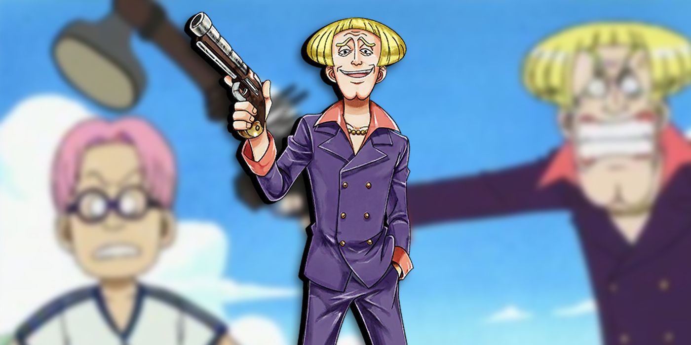Helmeppo with a pistol in One Piece.