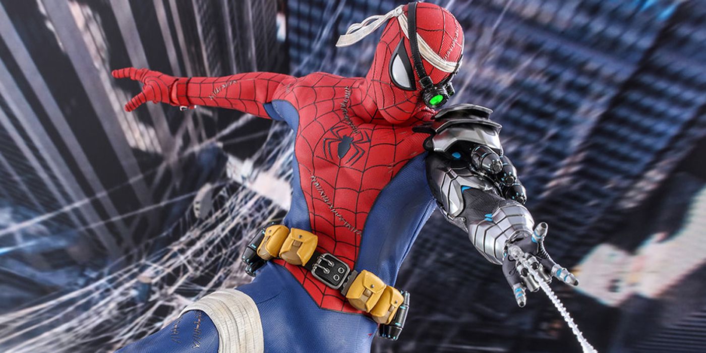 Hot Toys' Cyborg Spider-Man figure from Sideshow Collectibles