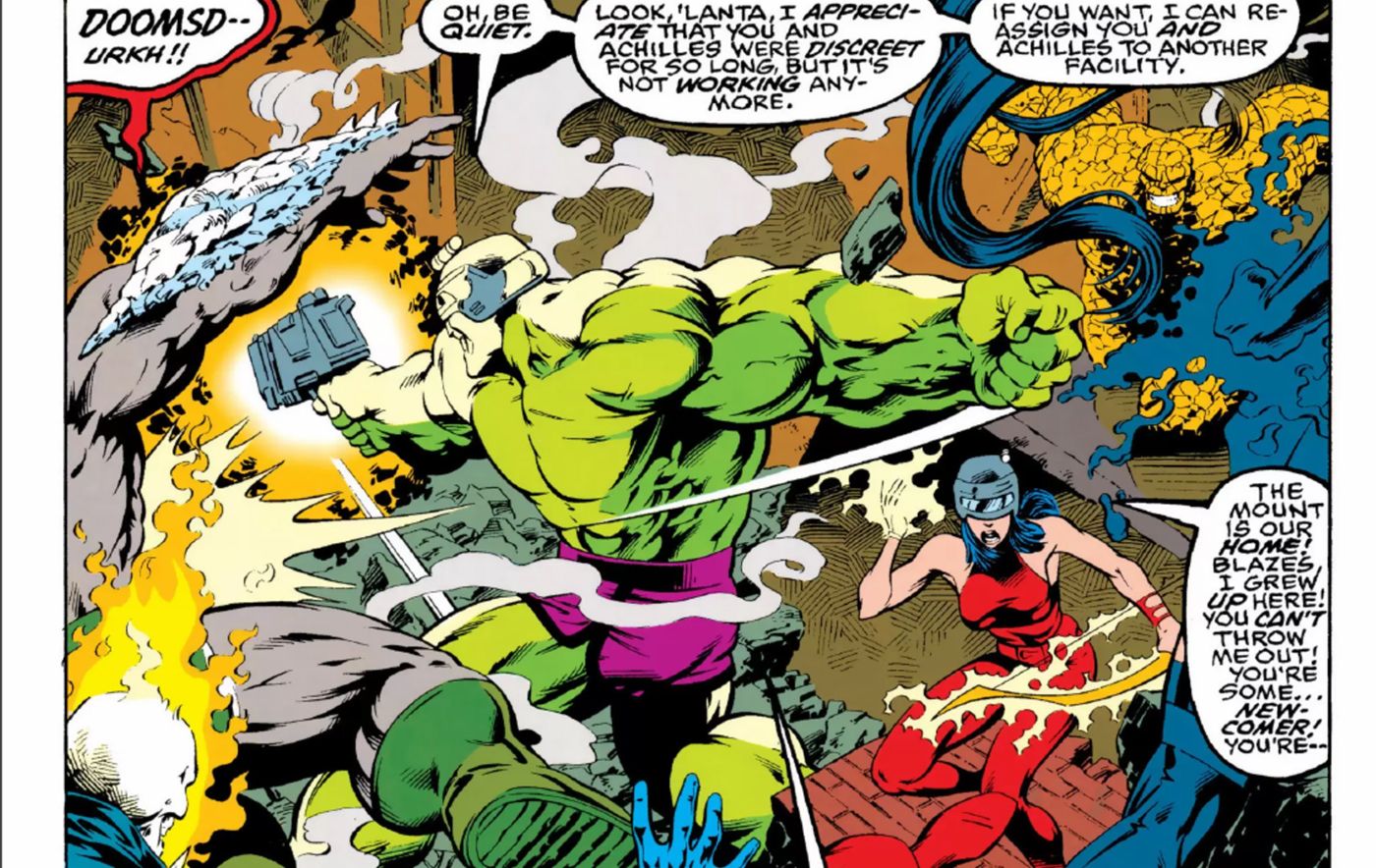 Hulk Doomsday fight
