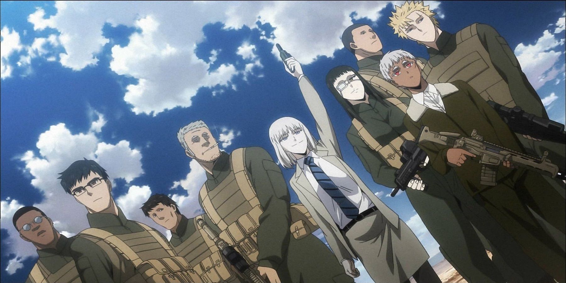 Jormungand characters standing together
