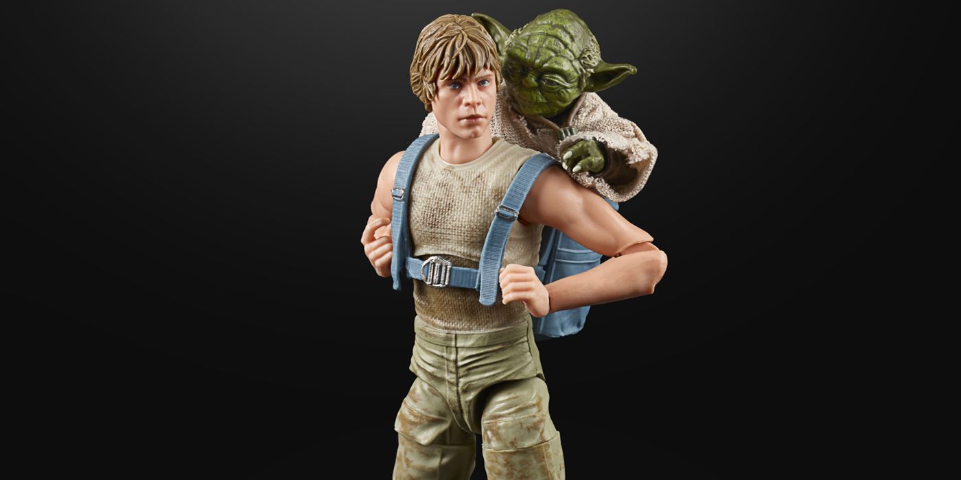Luke Skywalker and Yoda toy
