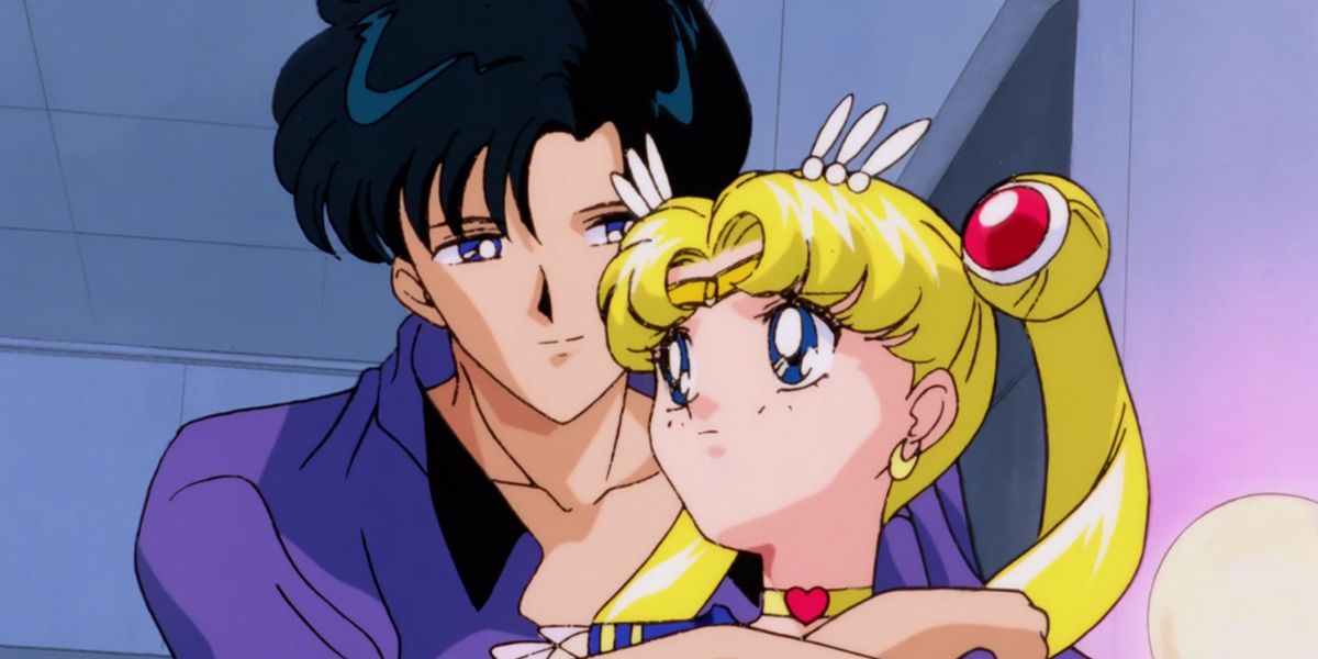 Mamoru and Super Sailor Moon from Sailor Moon The Movie.