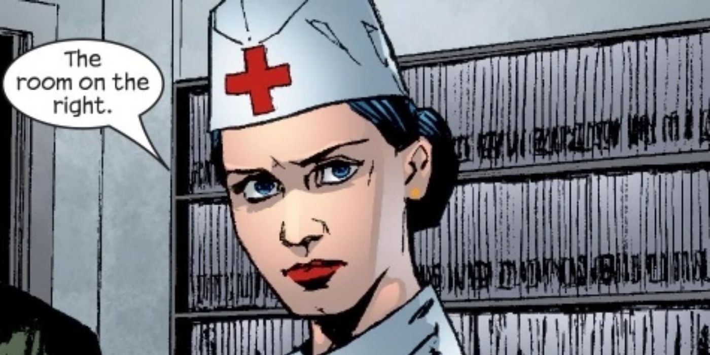 Marvel Night Nurse (Linda), Letting Her Patient Know To Go To The Room On The Right