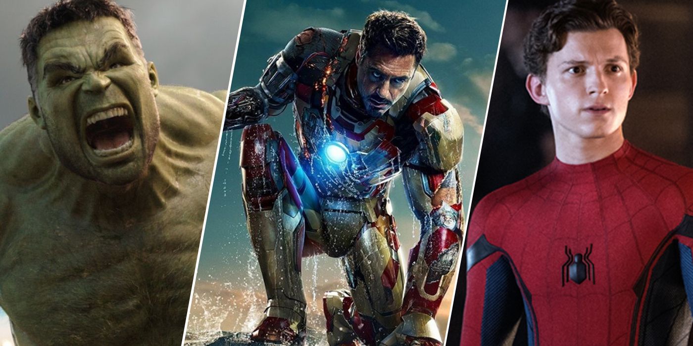 Hulk, Iron Man and Spider-Man in the MCU