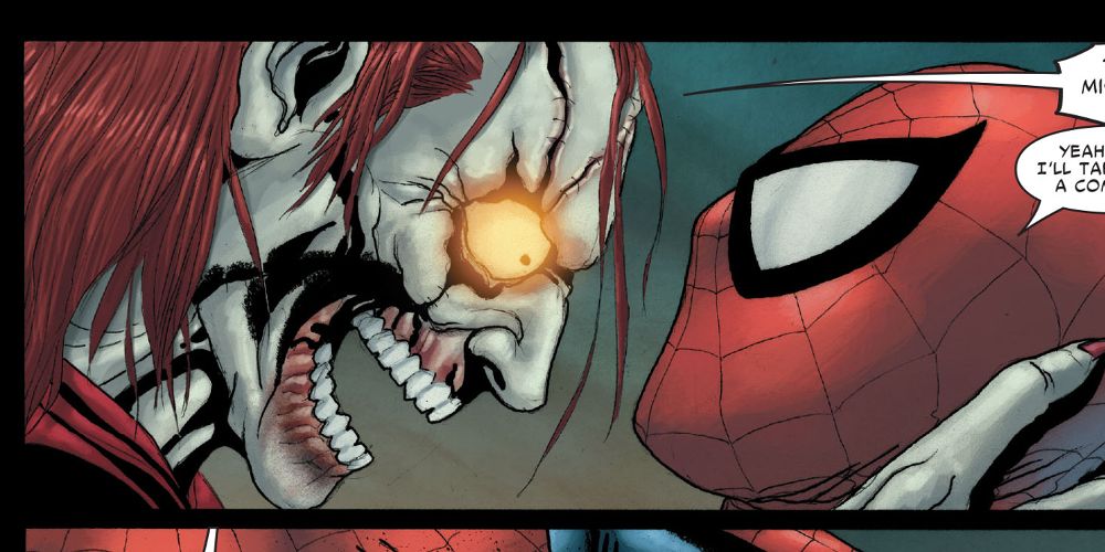 Menace threatens Spider-Man in Marvel Comics