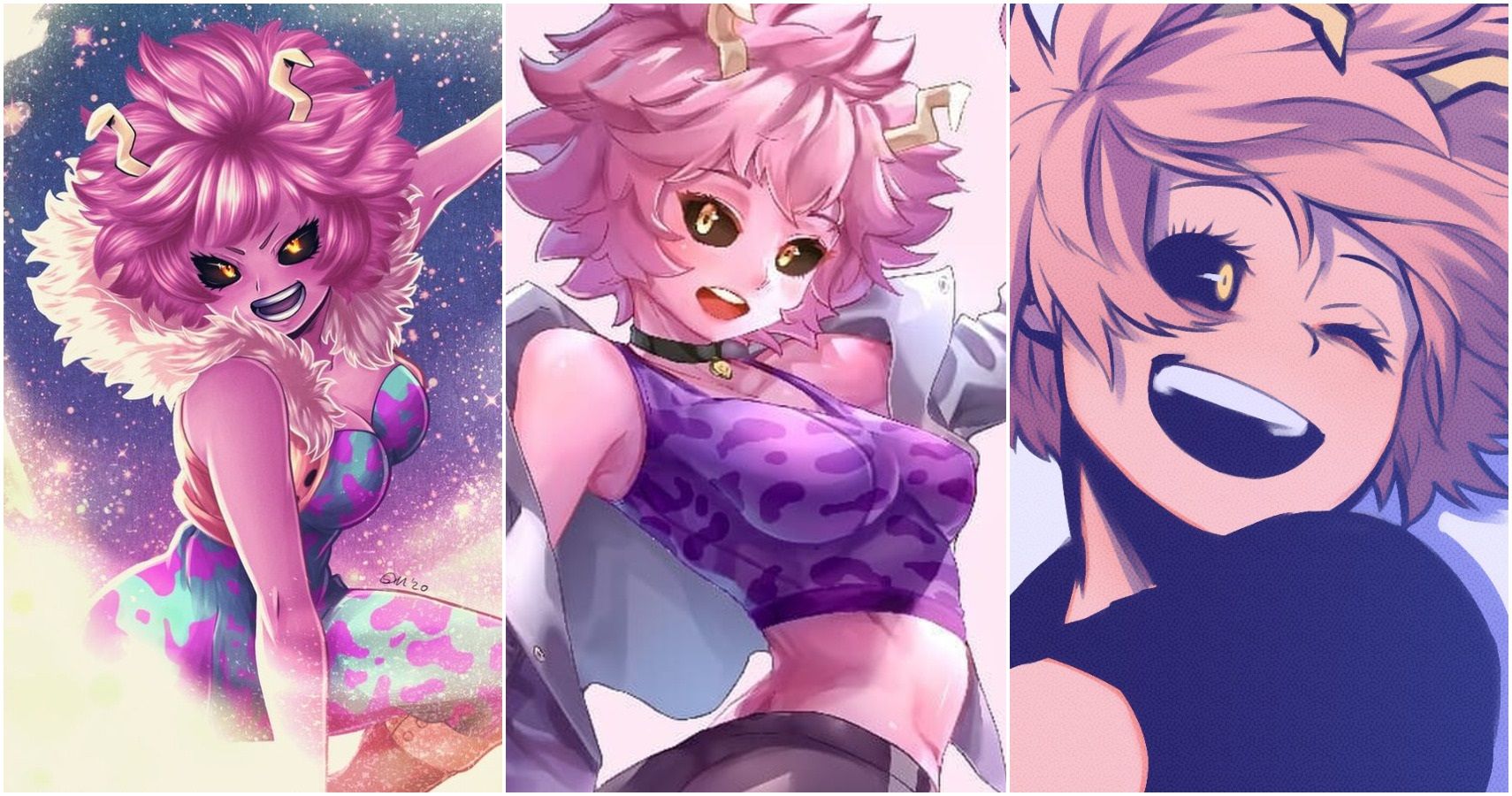 My Hero Academia Author Draws Mina Ashido with Midnight's Glasses