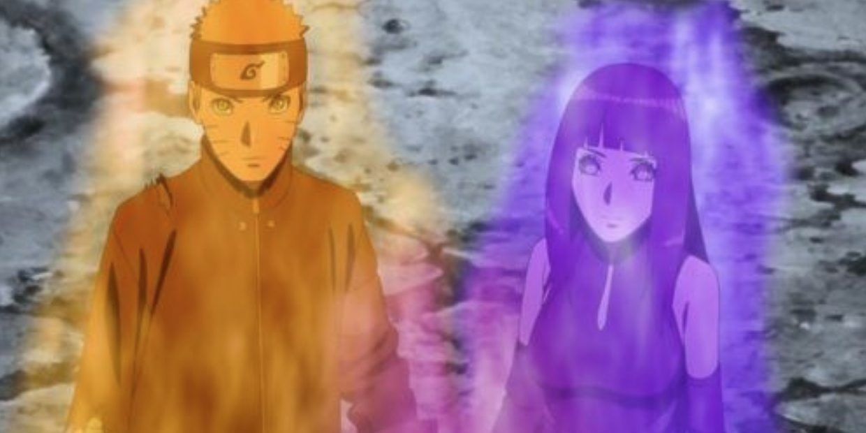 Naruto And Hinata Covered In Chakara In The Last