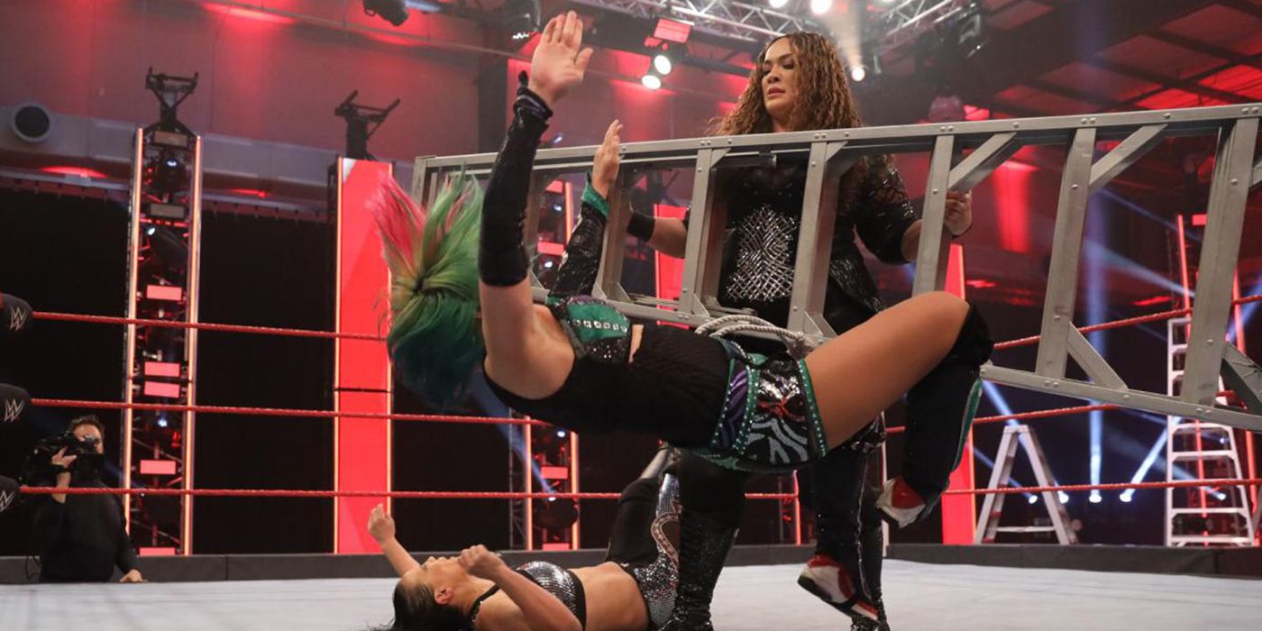 Nia-Jax, Asuka, and Shayna-Baszler on Raw