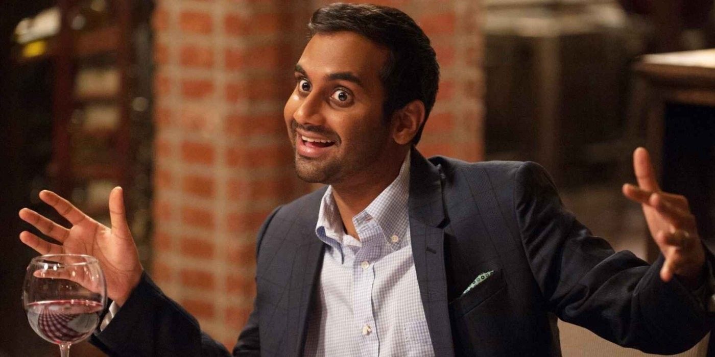 Tom Haverford smiling in Parks and Recreation