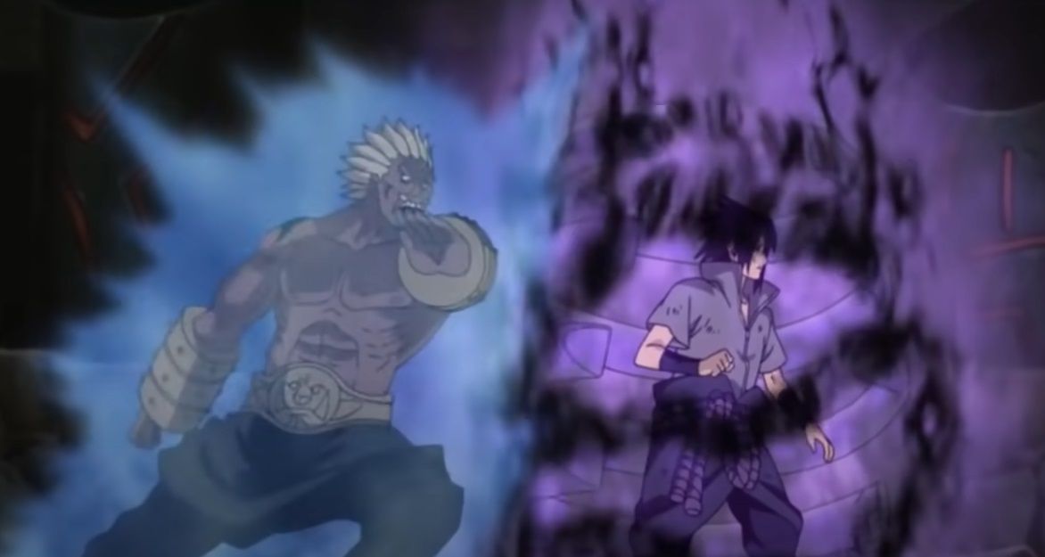 sasuke vs raikage from naruto