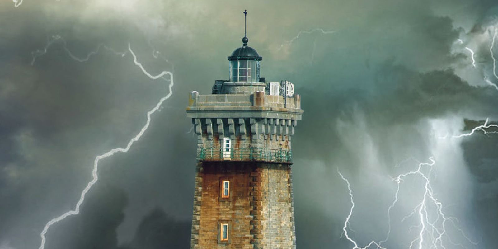 Arte de um farol da aventura DnD 5e Secrets of Skyhorn Lighthouse