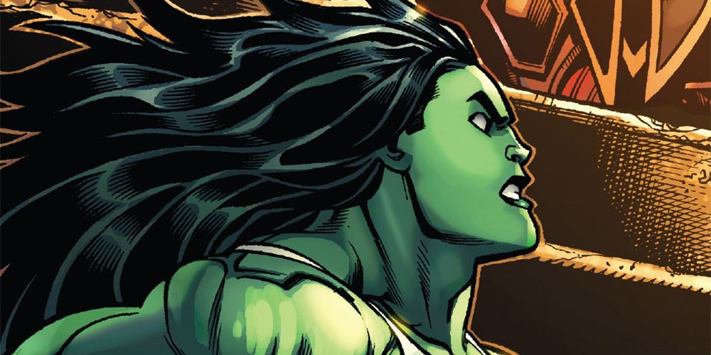 She-Hulk full on Hulking out