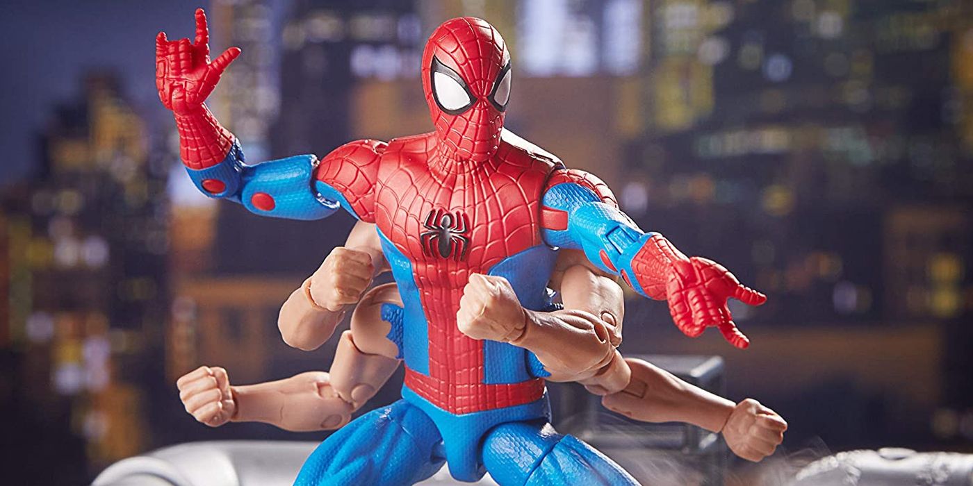 Six-Armed Spider-Man action figure from Marvel Legends