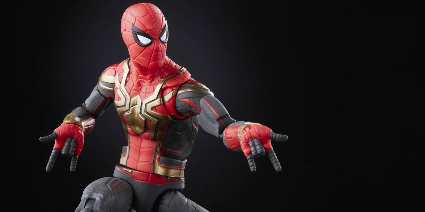 Spider-Man's Integrated Suit Marvel Legends action figure from Spider-Man Now Way home