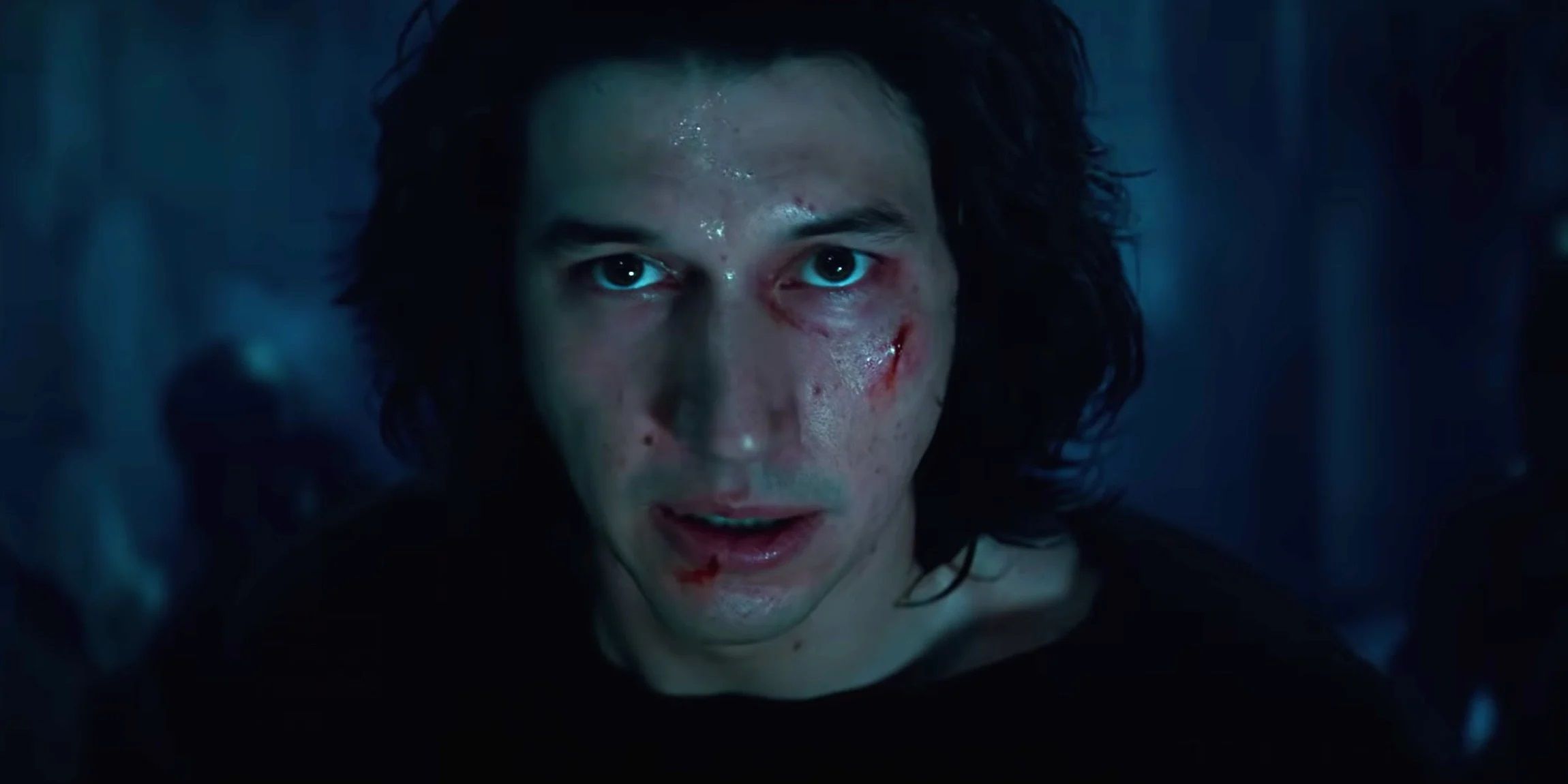 Adam Driver as Ben Solo in Star Wars: The Rise of Skywalker. 