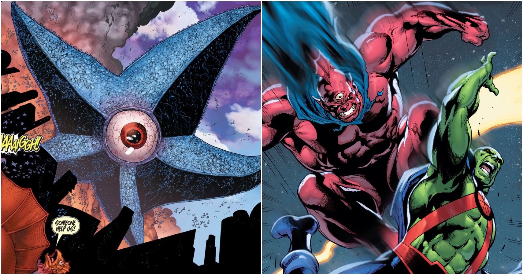 Justice League vs Starro figures