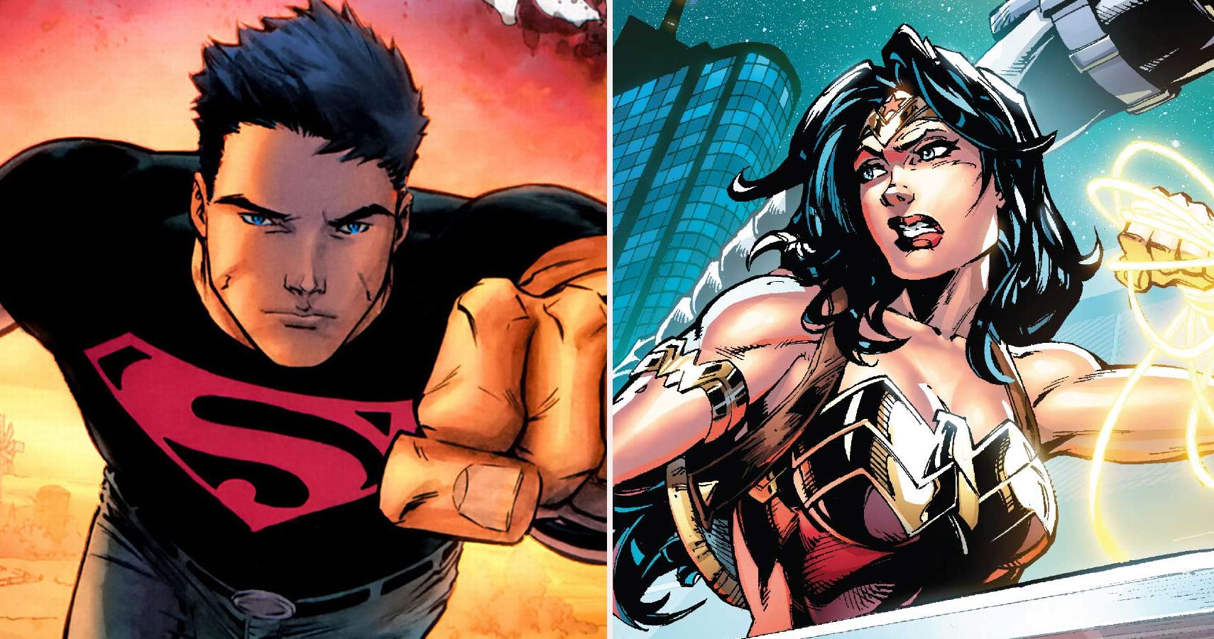 Superboy Wonder Woman Featured