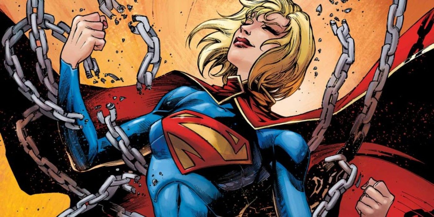 DC's Supergirl breaking free from chains