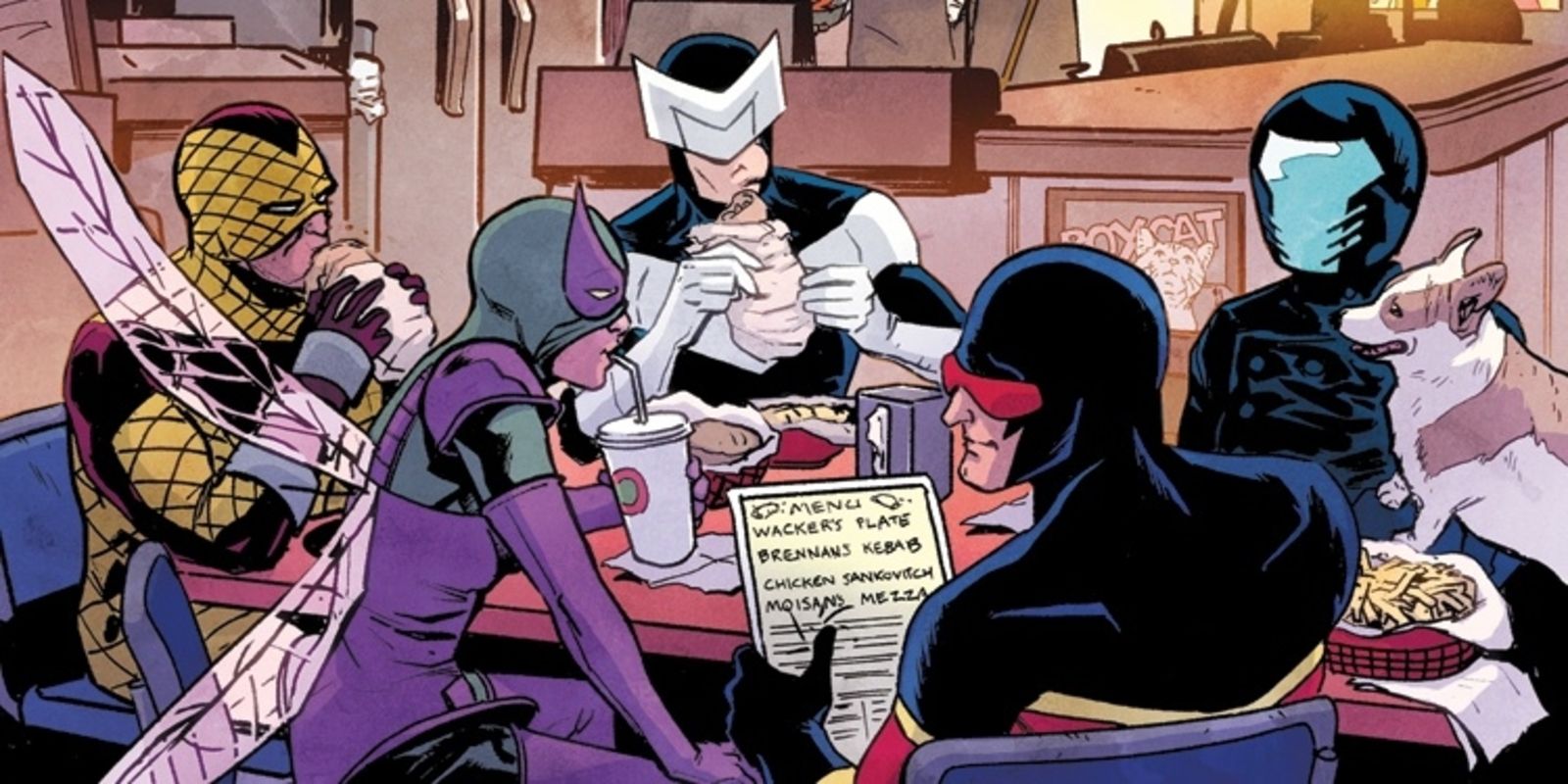 The Superior Foes of Spider-Man playing poker