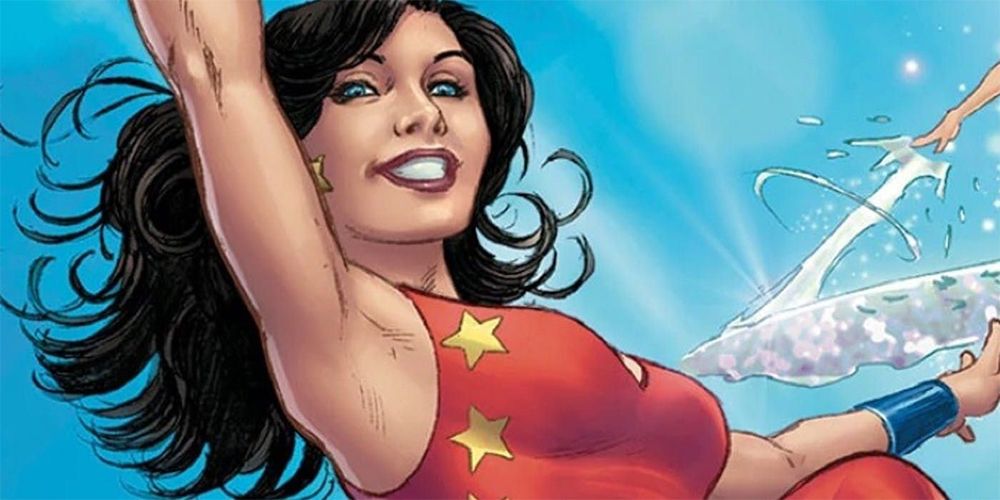 Donna Troy's Wonder Girl on a cover of Teen Titans