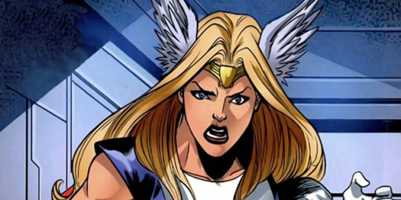 Tarene disapproves of her orders as Thor Girl in Marvel Comics.