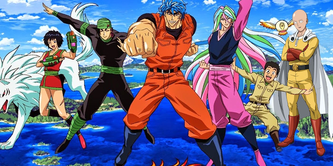 Toriko and the rest of the Gourmet Hunters in Toriko