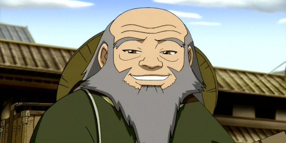 Uncle Iroh smiles in Avatar