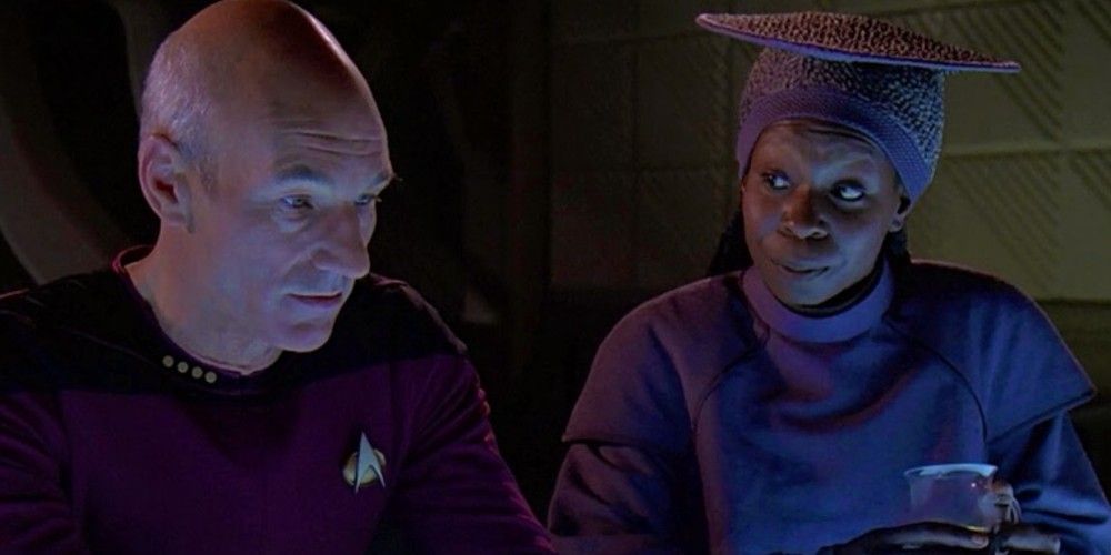 Picard needs to maintain a balance as the Enterprise captain