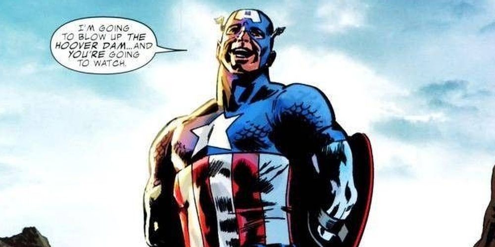Captain America William Burnside laughing