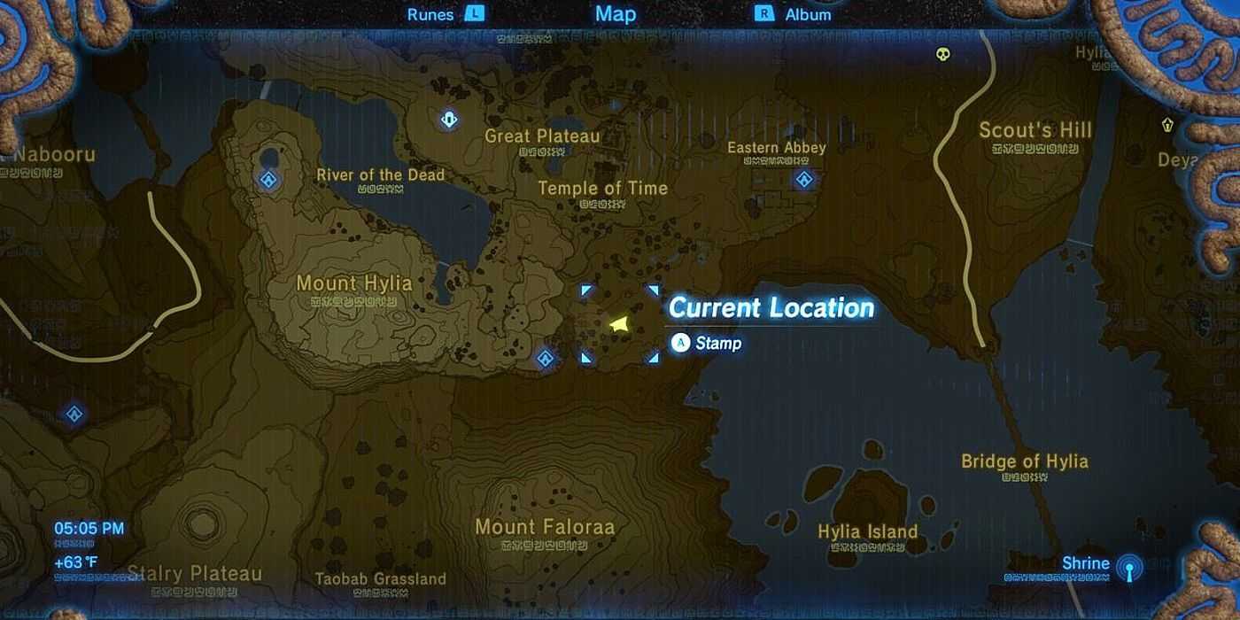 Mapa de Breath of the Wild