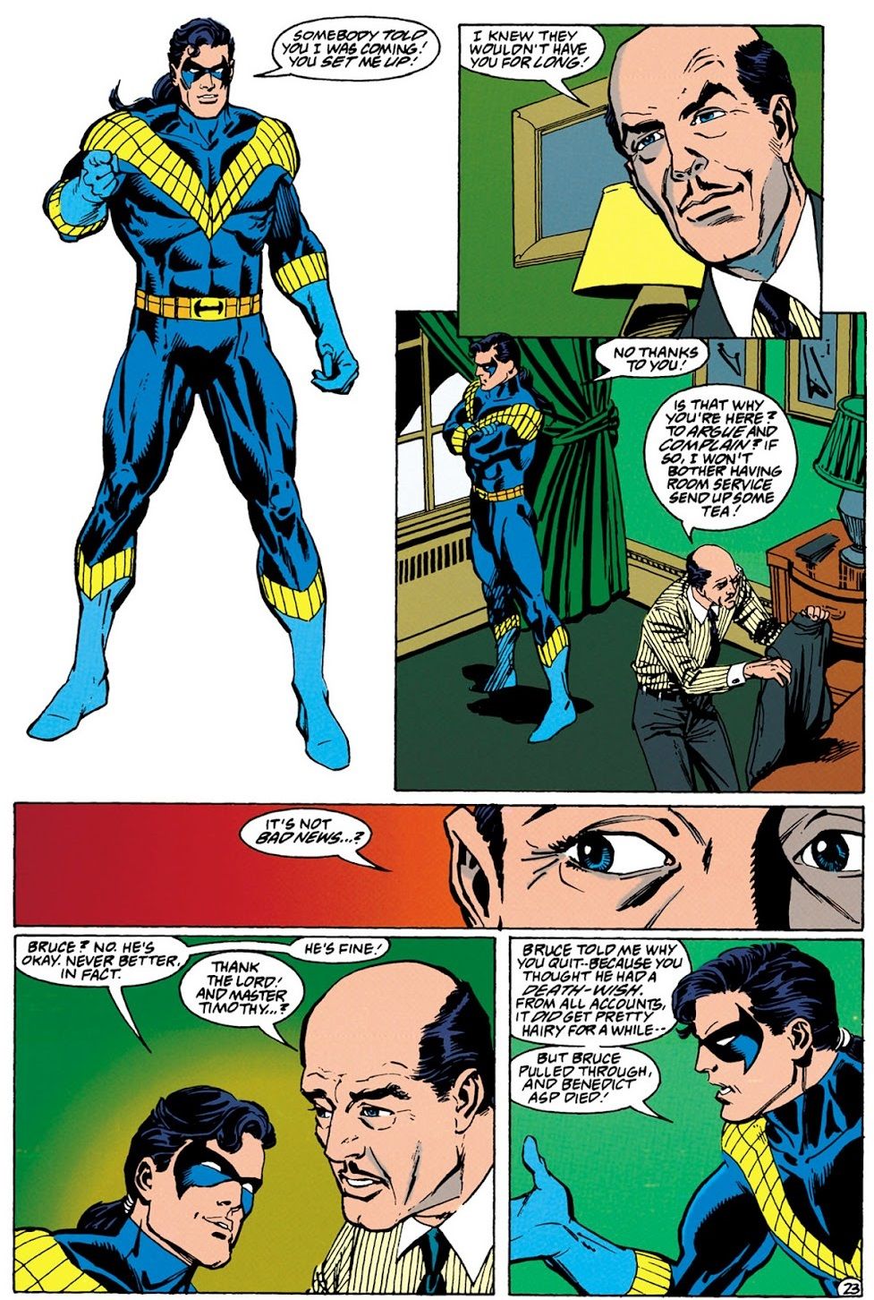 How Did Alfred Return After He Quit Bruce Wayne's Employ During