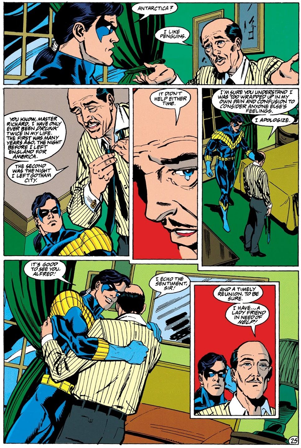 How Did Alfred Return After He Quit Bruce Wayne's Employ During