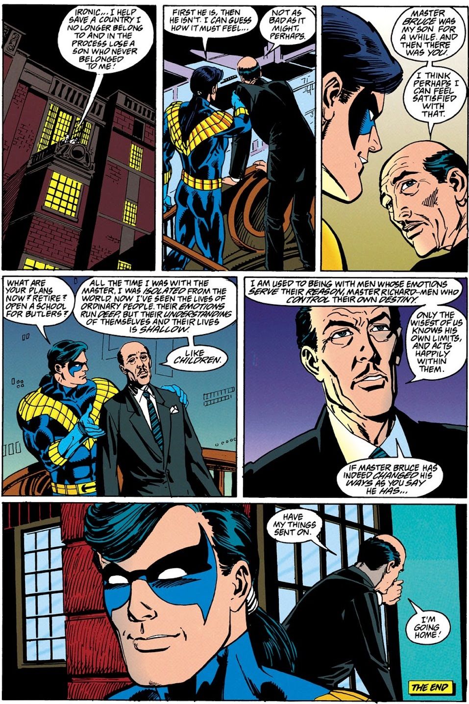 How Did Alfred Return After He Quit Bruce Wayne's Employ During