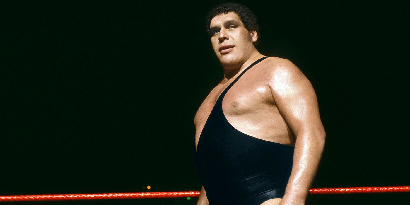 Andre The Giant in wrestling ring