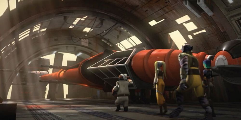 Hera walks to a B-Wing in Star Wars Rebels