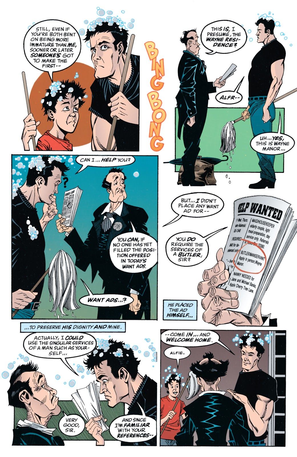 How Did Alfred Return After He Quit Bruce Wayne's Employ During