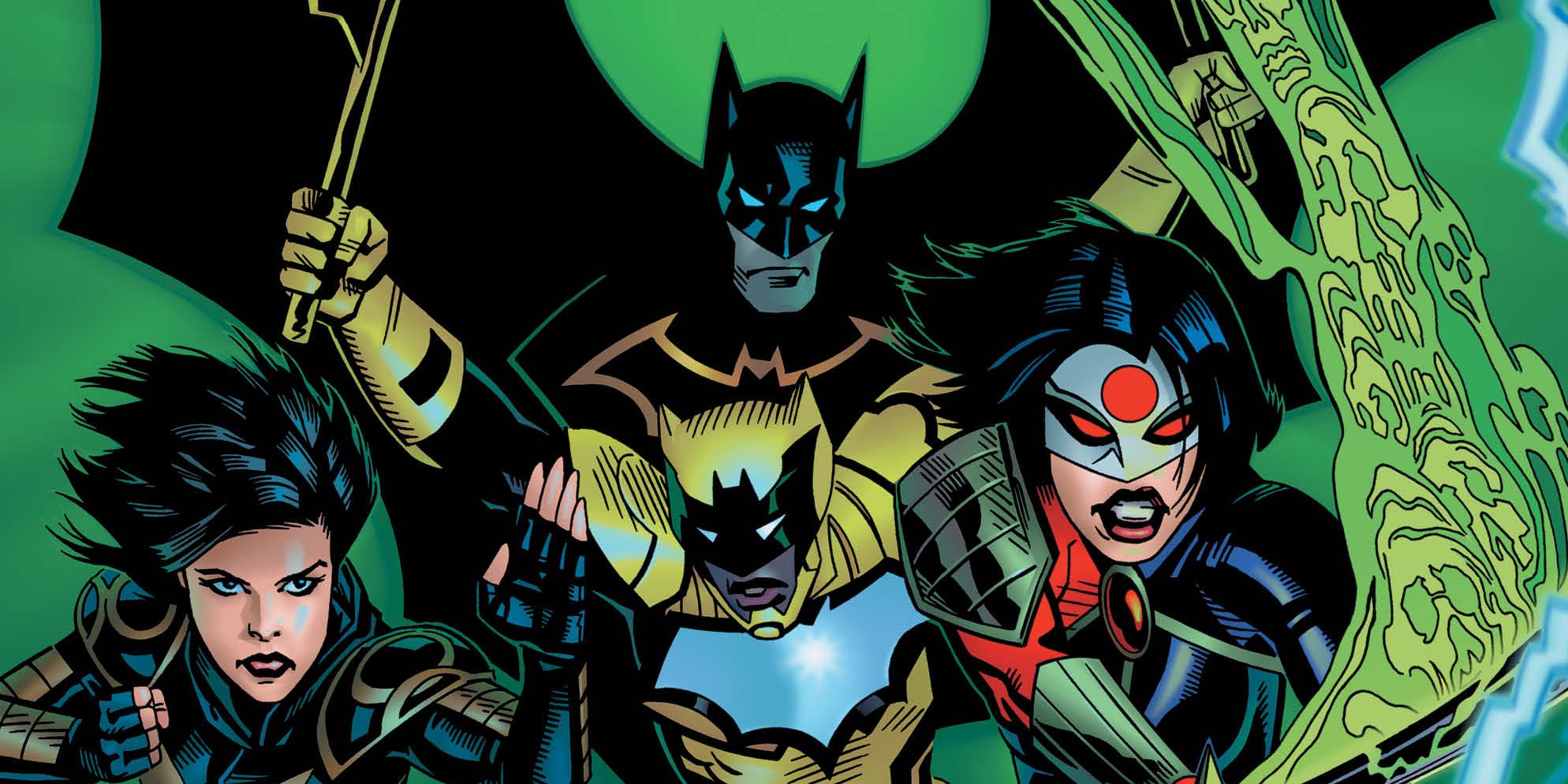 Batman forms the Outsiders with Signal, Katana, and Cassandra Cain