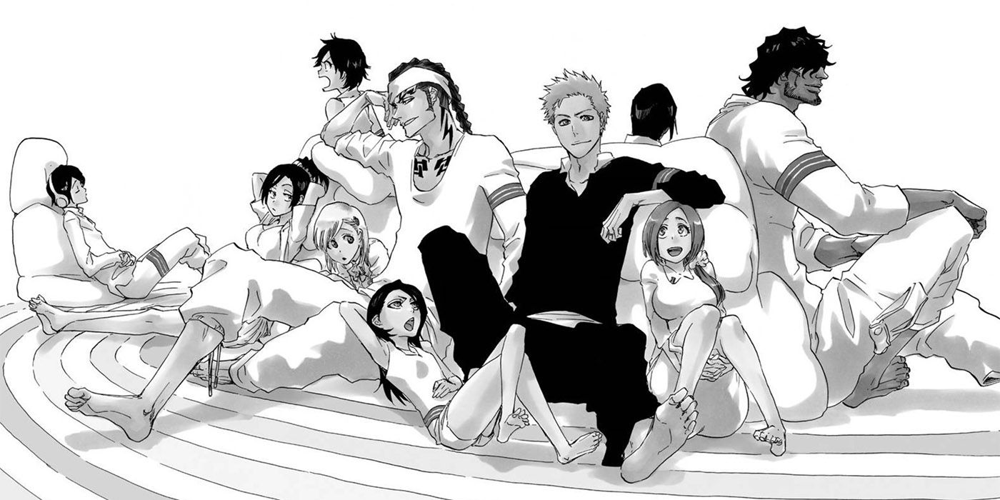 Bleach cast relaxing in pajamas