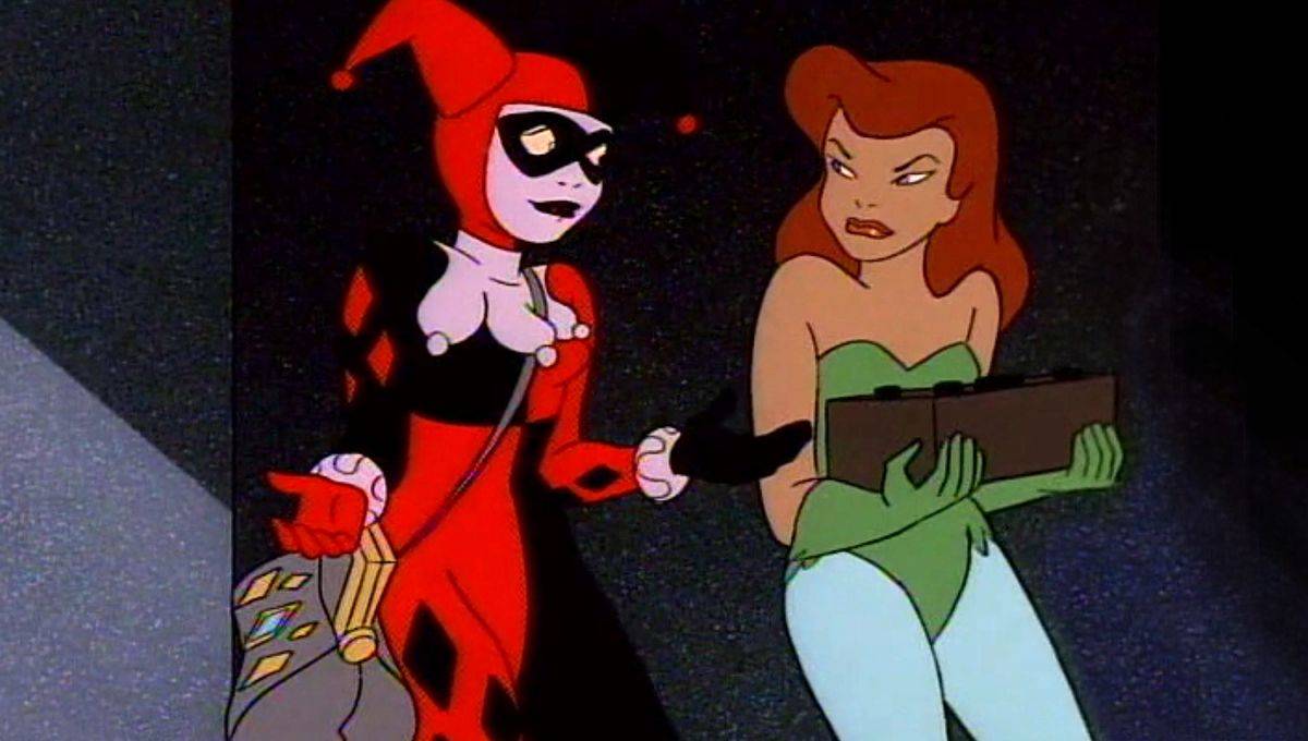 Harley Quinn Animated Series Mouse Pad - Harley & Ivy Low Profile Design
