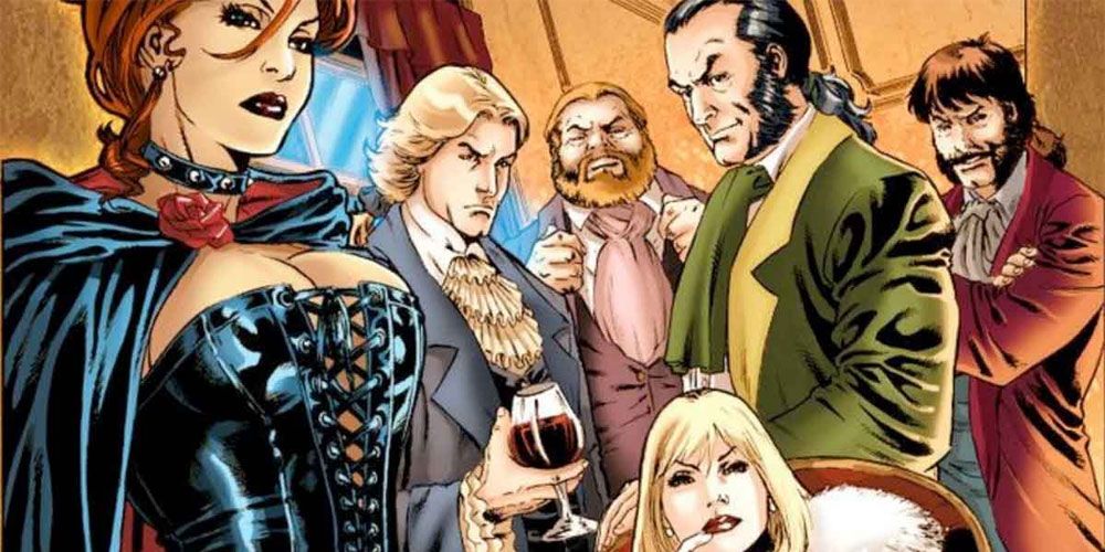 Members of the Hellfire Club from Marvel Comics