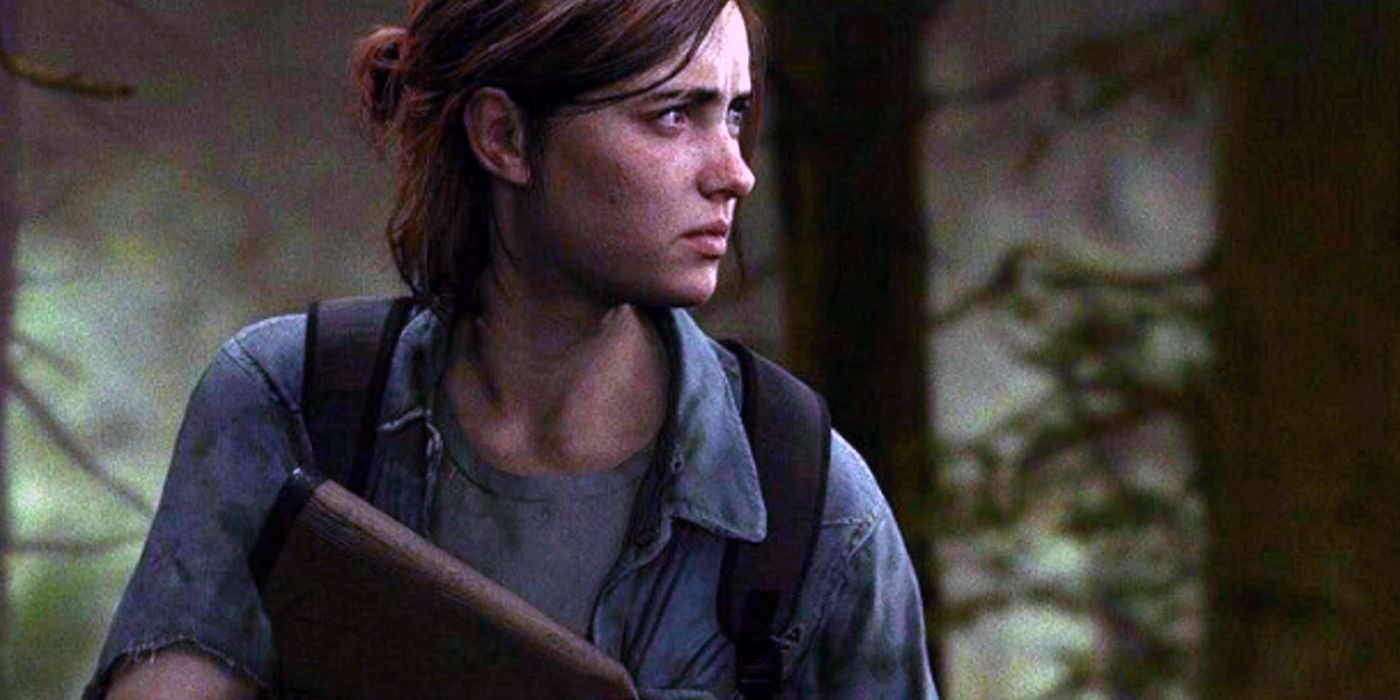 The Last of Us 2: Ellie keeps a lookout, a rifle in her hands